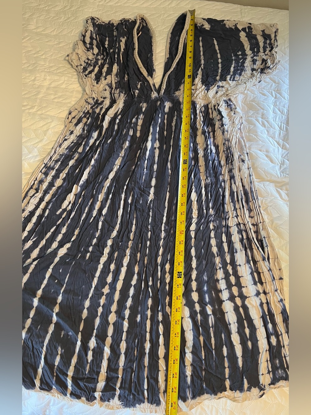 Raviya Tie-Dye V-Neck Women’s Beach Cover Up Dress - Picture 10 of 10